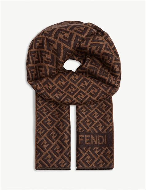 fendi monogram scarf